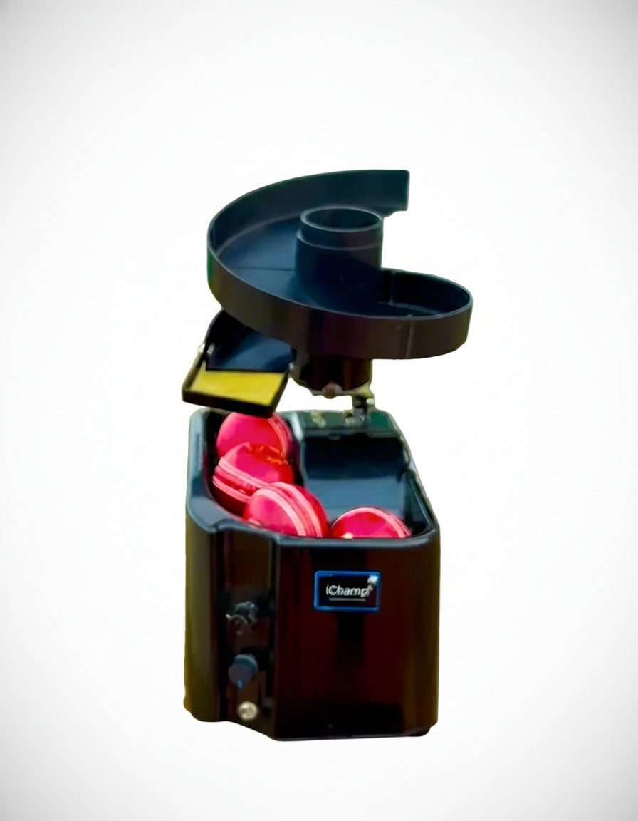 iChamp - Hybrid Bowling Machine for Cricket, Tennis, Pickleball and Baseball - LeverageSports