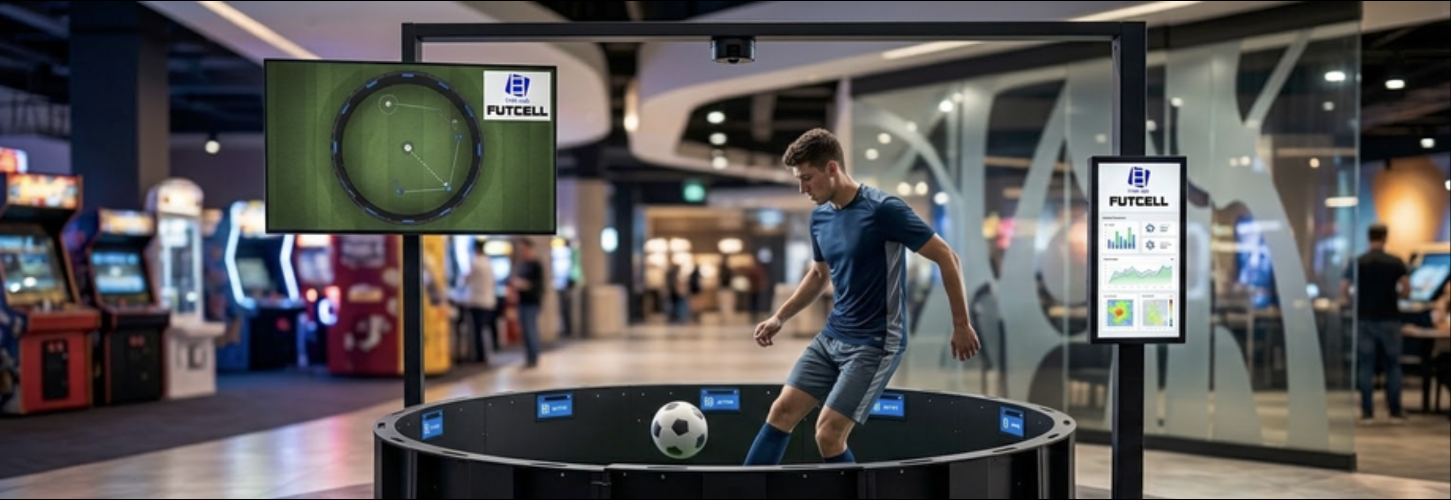FutCell Interactive Soccer Reaction Arena Dubai UAE