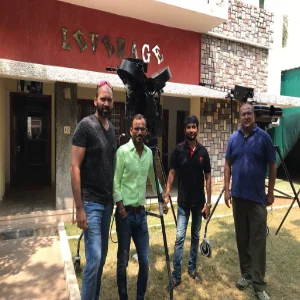 R Sridhar and Paras Mhambrey with Yantra e3