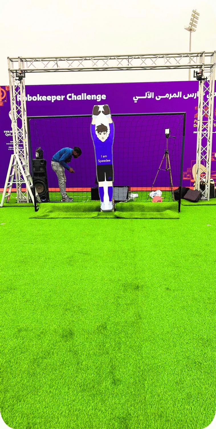 iRoboGoalie at FIFA Challenge Qatar